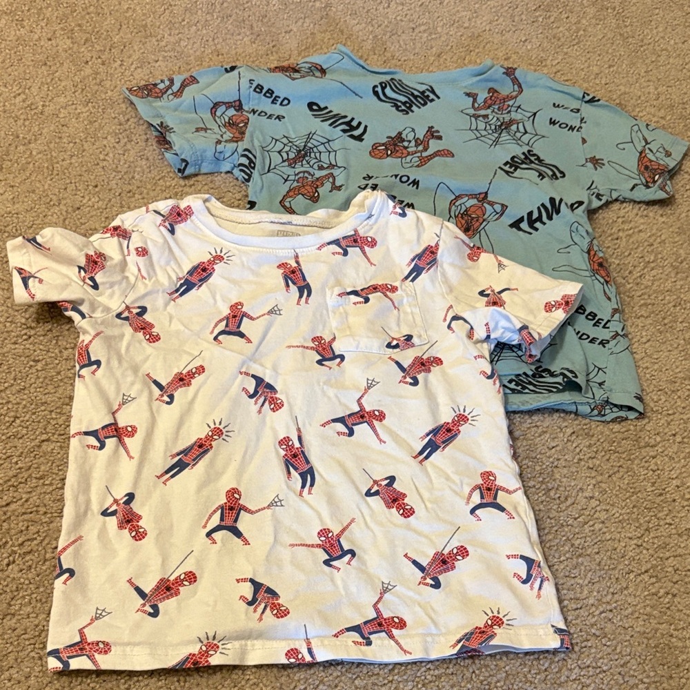 Marvel Kids' T-Shirt Bundle with Spider-Man Print